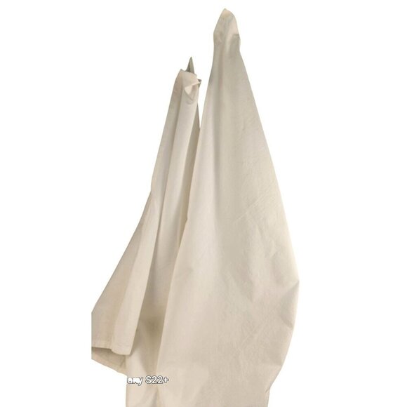 2 White 100% Cotton Dish Towel 26x26 in with hanging loop Kitchen Linen - Picture 3 of 7